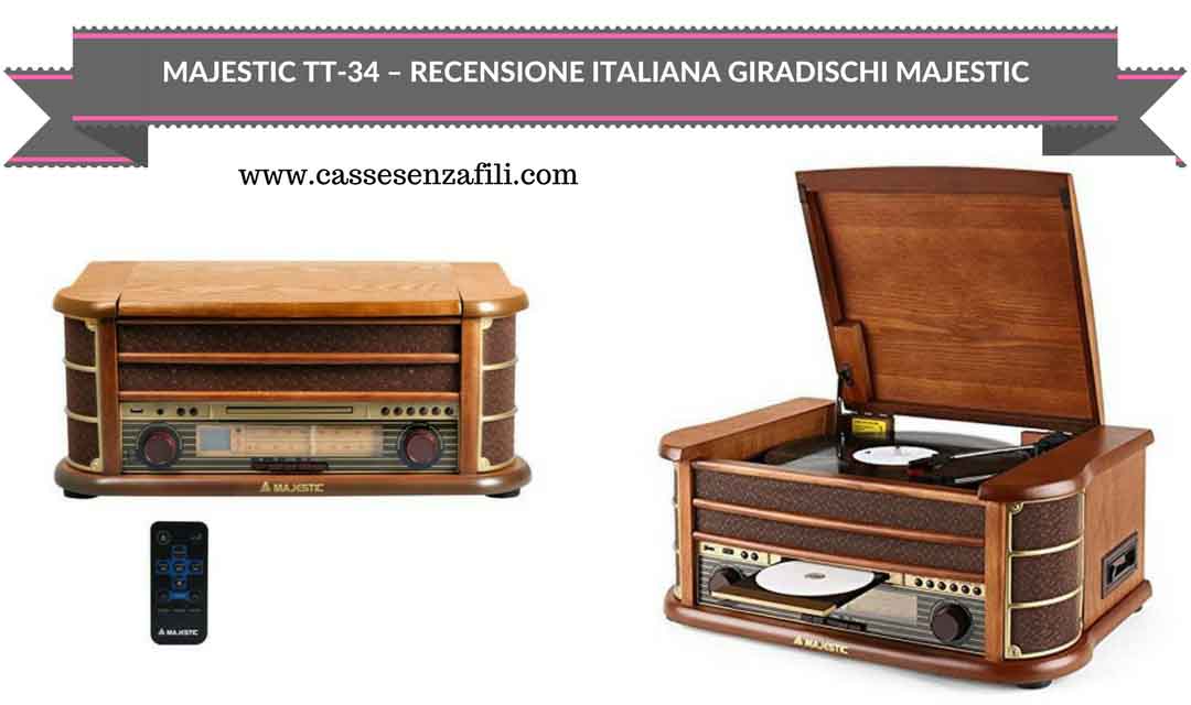 Majestic TT-34 – Recensione Italiana Giradischi Majestic